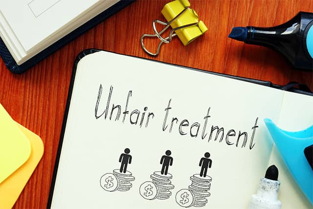 report an employer for unfair treatment